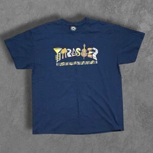Thrasher Magazine Skater Shirt Filmore Logo Jazz Style Mens XL